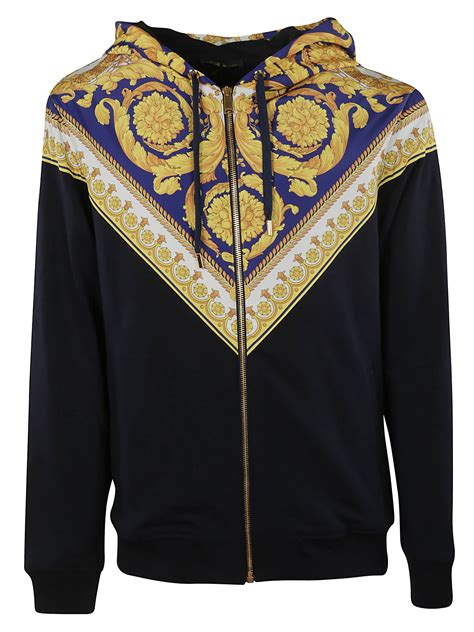 versace hoodie|versace barocco hoodie.